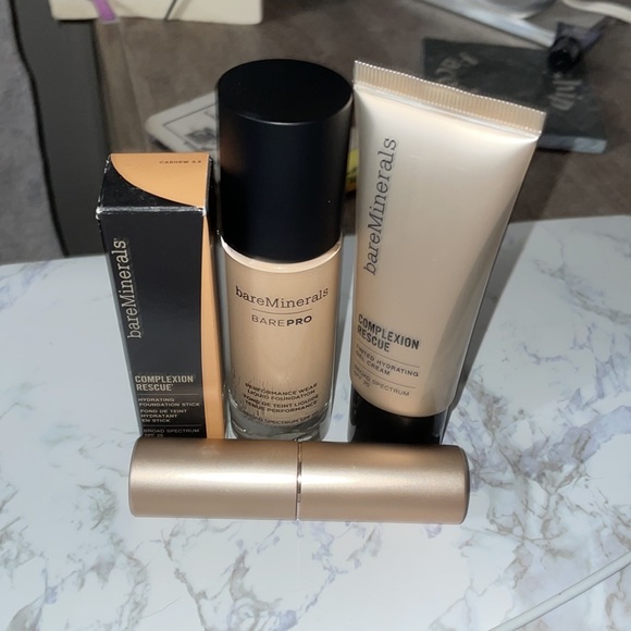 Bareminerals cashew and warm natural complexion rescue foundation bundle